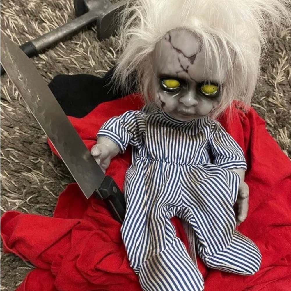 Kids of america kicking screaming possessed haunted animatronic baby tested